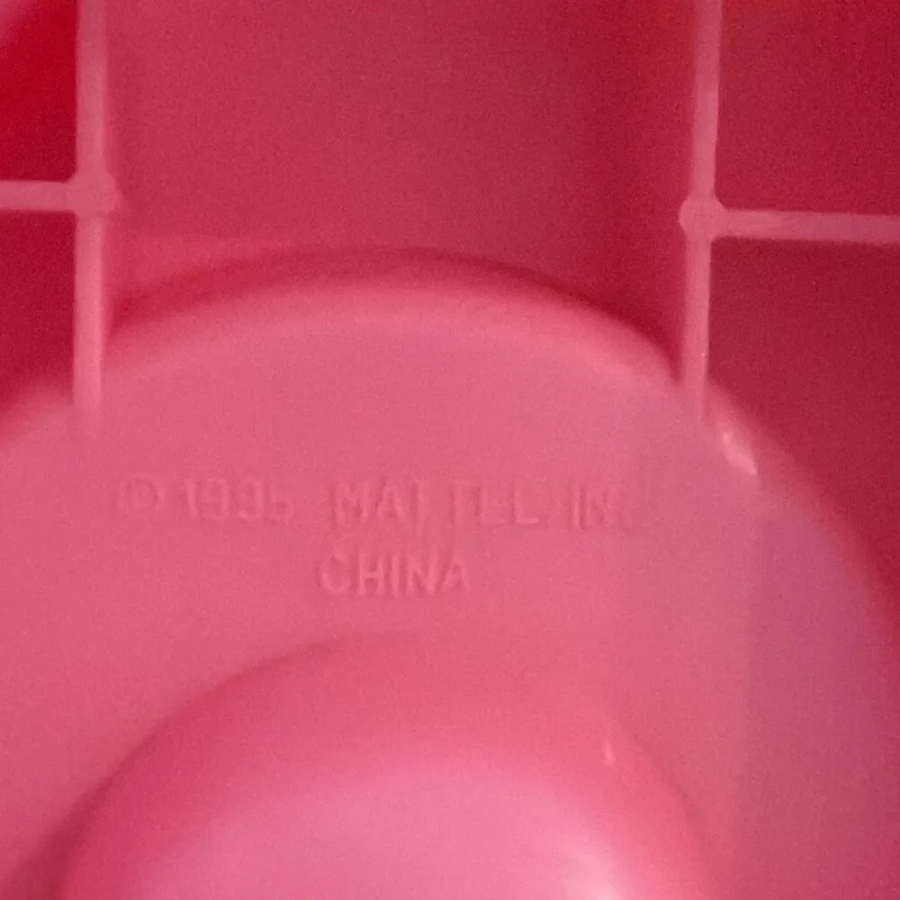 VINTAGE barbie BATHTIME FUN KELLY bathtub BARBIE BABY SISTER  #14552 1995 pink